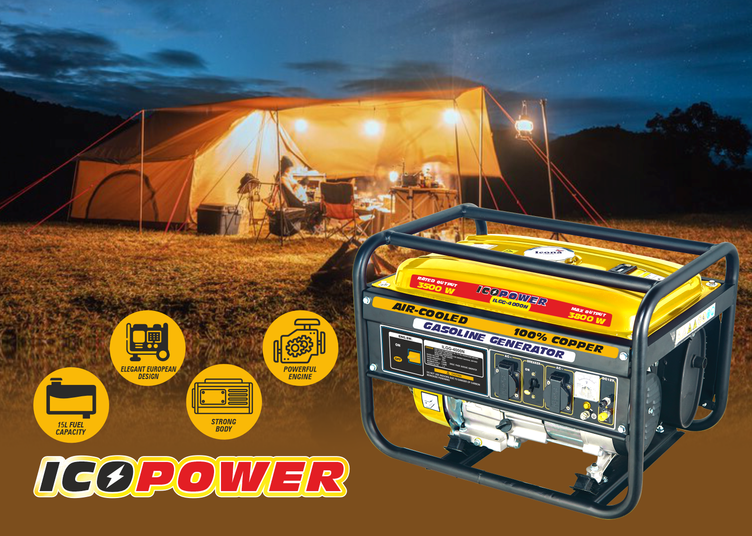 Gasoline Generator 7000