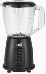 Icona Commercial Nutrition Grinder & Blender – 1.5L Food Processor for Juicing, Mixing, Blending, and Ice Crushing – Powerful 300-400W Pure Copper Motor, Ideal for Home, Hotel, and Kitchen Use