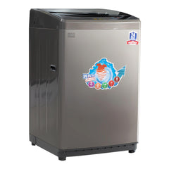 Icona Fully Automatic Top Loader Washing Machine 8kg - Smart Sensors, Gentle Fabric Care, Fuzzy Logic, LED Display & Transparent Lid