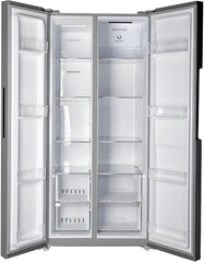 Icona 500L No Frost Side-by-Side Double Door Refrigerator with Energy-Efficient Inverter Compressor, Digital Temp Display, Twist Ice Tray & Large Veg Crisper – Model ILRF-500HSBS