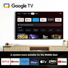 Icona 55 Inch 4K Ultra HD Smart LED TV – Android 12, Quad Core Processor, Slim Frame, Built-in WiFi, Energy-Saving Feature