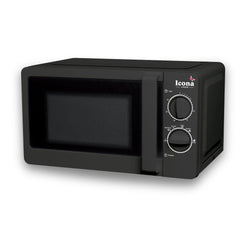 Icona 20L Electric Commercial Microwave Oven – 700W Countertop Microwave with Grilling, Child Lock & Touch Control, Stainless Steel Housing, Class A Energy Rating