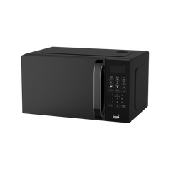 Icona 20L Digital Microwave Oven with LED Display, 1100W, 5 Power Levels, 99-Min Timer, Turntable Glass Tray, Elegant European Design, Black (Model ILDMO-2035XB)