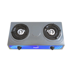 Auto Gas Stove Two Burner (Silver)