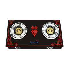 Auto Glass Gas Stove Two Burner